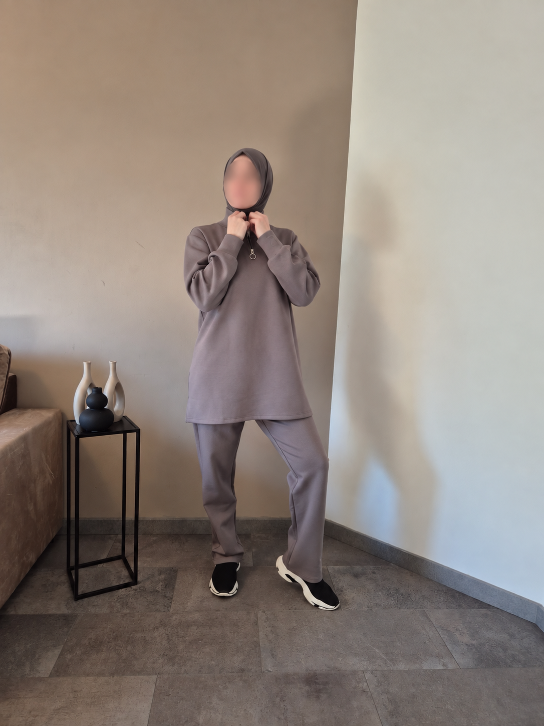 URBAN CHIC TWINSET - Charcoal