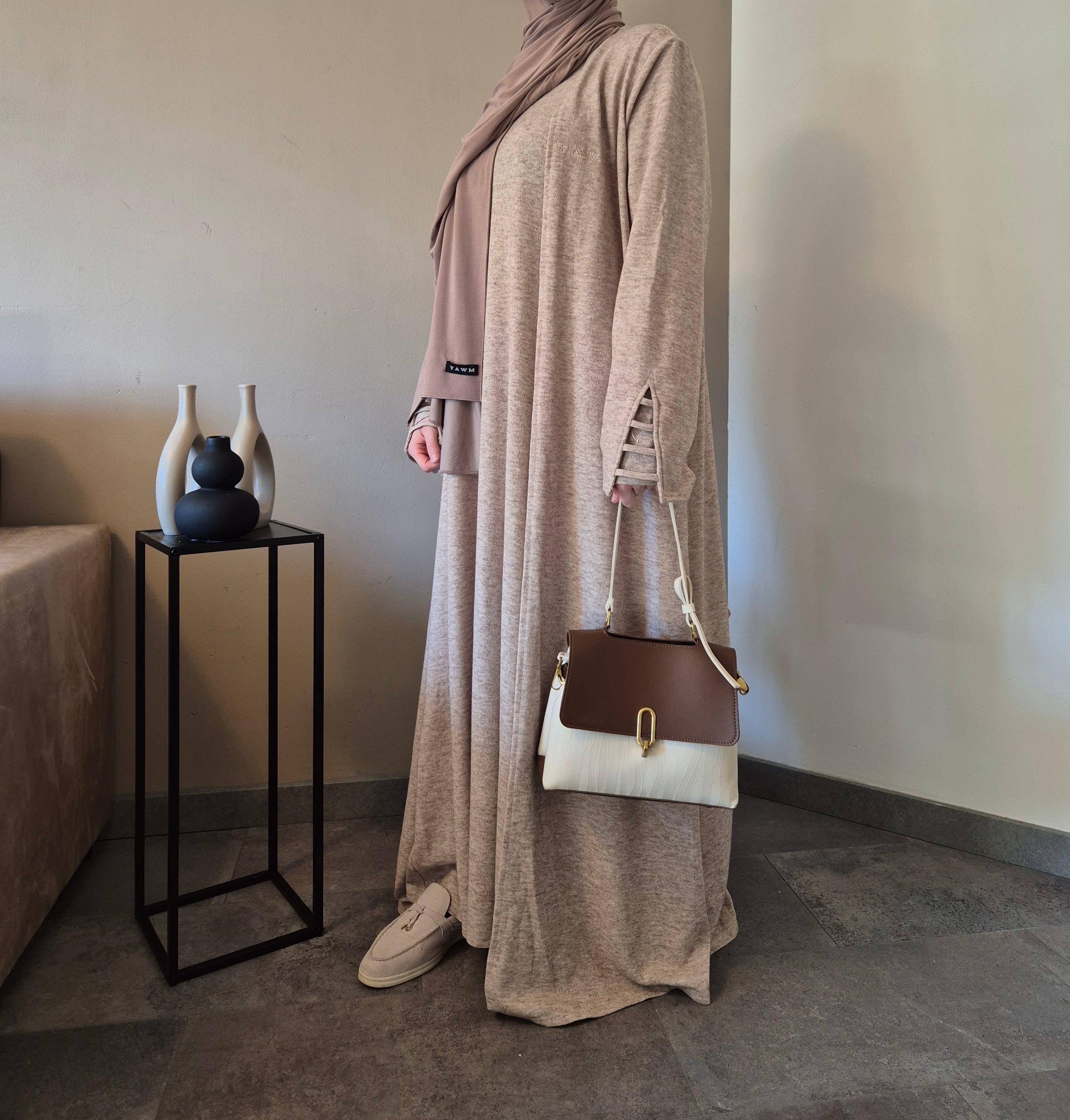 SERENITY ABAYA - Taupe