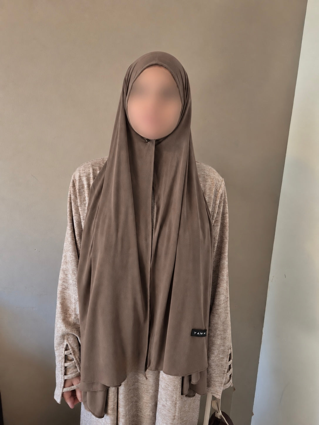 BREATHABLE MODAL SCARF - Ash brown