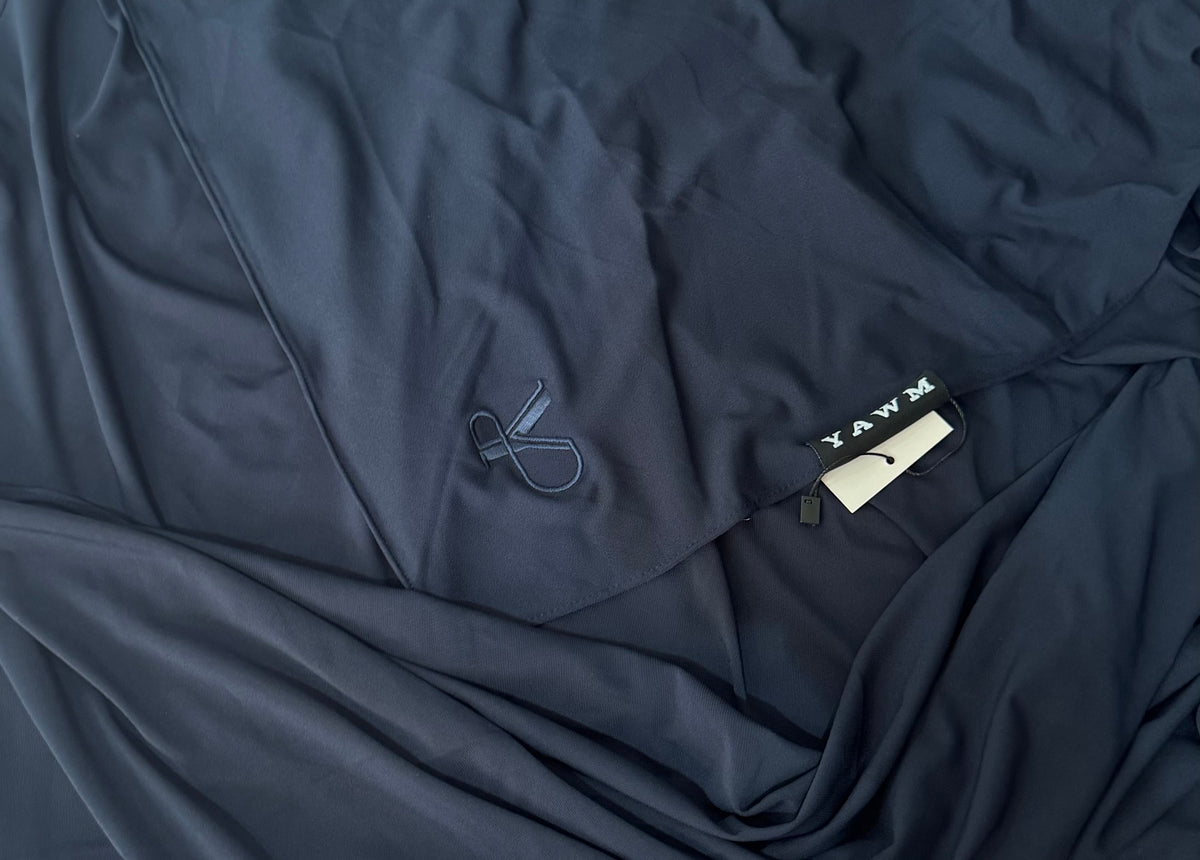 PREMIUM JERSEY SCARF DARKBLUE