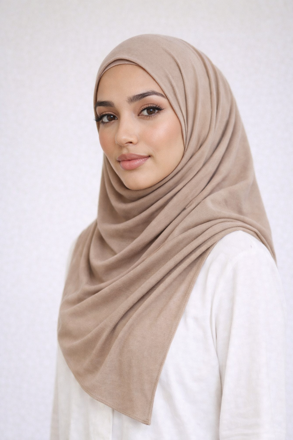 BREATHABLE MODAL SCARF - Taupe