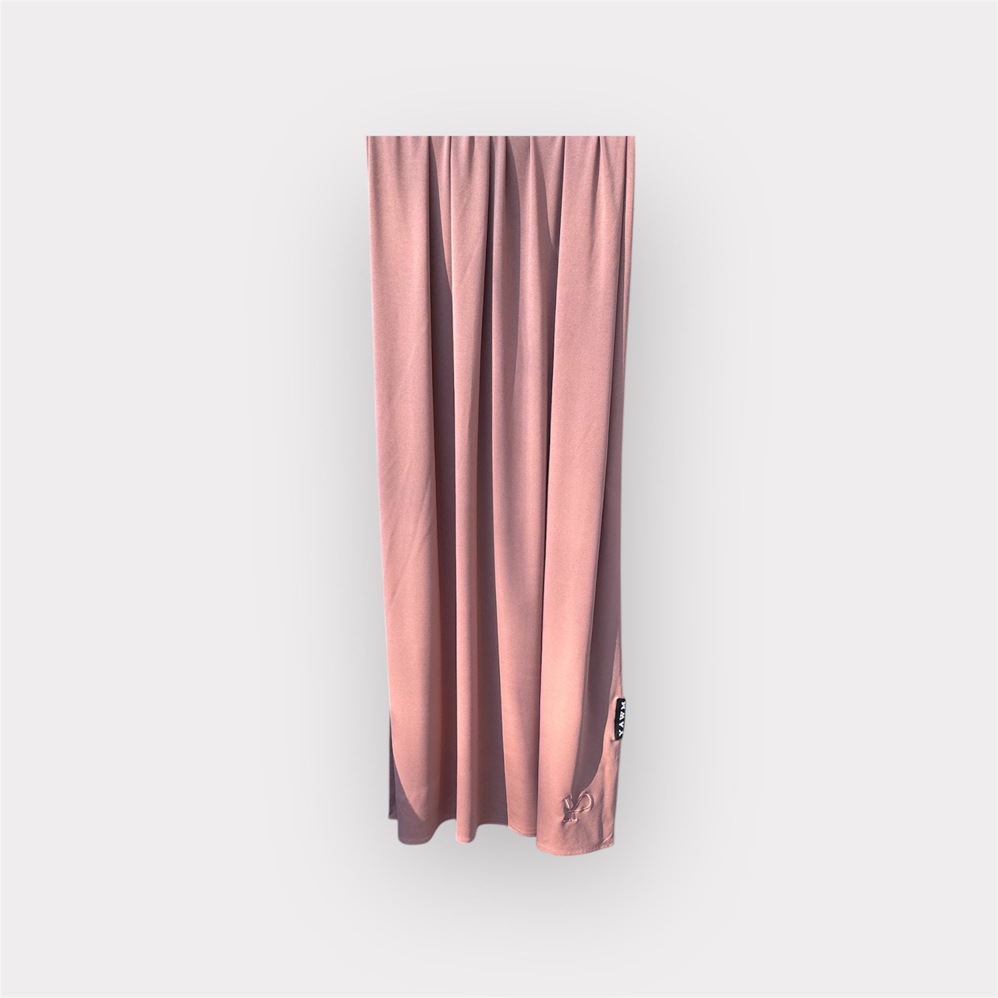 LIQUID JERSEY SCARF DUSTY ROSE